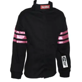 Tlx-rqp1960895-cl360a70 Racequip Sfi-1 Jr. Jacket Pink Trim Klarge