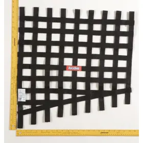 Tlx-rqp729005-cl360a70 Racequip Sfi Rib Net Drag 24 To 18 X 23 Black