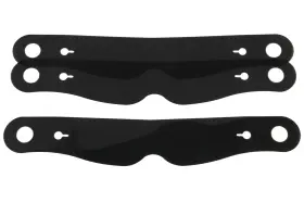 10204s Racing Optics - Xstack Smoke Laminated Nose Notch Tearoffs For Super