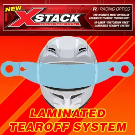 10213c Racing Optics X Stack Tear Off Schuberth Shipped Free 30 Pack