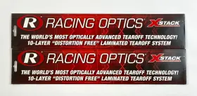 10204c Racing Optics 10218c Laminated Tearoffs Xstack 10-layer 10218c/ Set Of 2