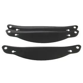 10218s Racing Optics - Xstack Smoke Laminated No Cut Outs Tearoffs For Arai