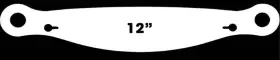 10253c Racing Optics Helmet Tear-offs - St5 Without Zylon Panel 2mm Clear