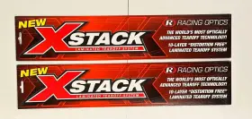 3413c Racing Optics 2 Quantity Of Laminated Tearoffs Xstack Schuberth Qty