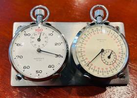 Rallyequip .25&amp 10.001.kr Dash Mount /brenet #25 And #10 Stopwatches/decimal 1/10/rallyequip/made In Usa