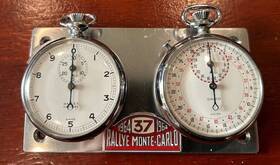 Rallyequip Sw.jag.001.kr Dashboard Mount Rally Swiss Gallet/galco Stopwatches By Classic Cars