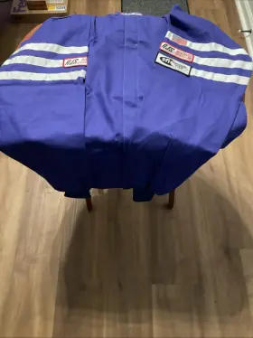 200010304 Rjs R.j.s. Racing Jacket Sfi-2a/1 Single Layer Blue Size Medium