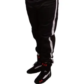 20002blck-lg Rjs Sfi 3-2a/1 Inch Racer 1 Classic Layer Fr Cotton Pant Large Black