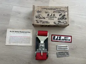 50519 Rjs Vintage Racing Safety Equipment Shoulder Wrap Around Harness Seat Belt Nos