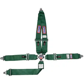 1030109 Rjs Racing Equipment R.j.s. Safety 5-point Cam-lock Harness Green