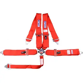 1031704 Rjs Racing Equipment 5-point Cam-lock Harness Red
