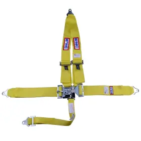 1125406 Rjs Racing Equipment 5-point Latch And Link Harness Yellow