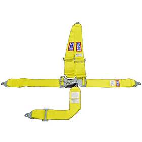 Rjs Racing Equipment 1126206 5-point Latch And Link Harness Yellow