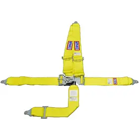 1126206 Rjs Racing Equipment 5-point Latch And Link Harness Yellow