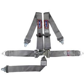 Rjs Racing Equipment 1128607 5-point Latch And Link Harness Grey