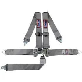 1128607 Rjs Racing Equipment 5-point Latch And Link Harness Grey