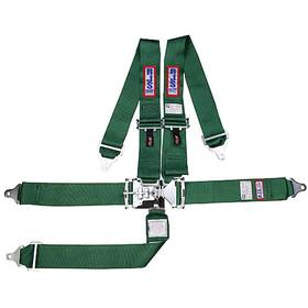 Rjs Racing Equipment 1128609 R.j.s. Safety 5-point Latch And Link Harness Green