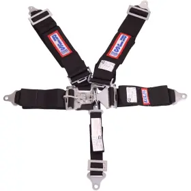 1130201 Rjs Racing Equipment 5-point Latch And Link Harness Black