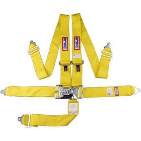 Rjs Racing Equipment 1131006 5-point Latch And Link Harness Yellow