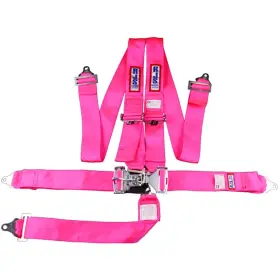 1131010 Rjs Racing Equipment R.j.s. Safety 5-point Latch And Link Harness Hot Pink
