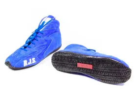 500020354 Rjs Racing Equipment Redline Shoe Mid-top Blue Size 8 Sfi-5
