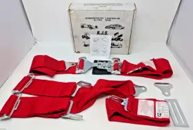 50502-16-23-cse-4 Rjs Racing Equipment Sfi 16.1 Latch And Link 5 Pt Snap Harness V Roll Bar Mount Red 50502-16 50502-16-23-cse-4 Rjs Racing Equipment Sfi 16.1 Latch And Link 5 Pt Snap Harness V Roll Bar Mount Red 50502-16