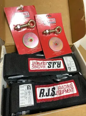 50502-16-23 Rjs Racing Equipment Sfi 16.1 5 Way Pt Harness Belt Blk
