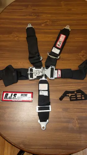 50502-18-23 Rjs Racing Equipment Sfi 16.1 Latch And Link 5 Point Harness Black 50502