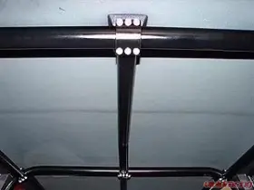 Rh-1012-2rc Rockhard 4x4 Rear Overhead Center Bar For Jeep Cherokee 2 Door 1984-1996 Rock Hard
