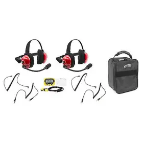 H80-fan Rugged Radios Headset Track Talk Red Linkable Intercom Fan