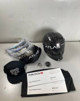Ruroc At4-liq-w-s Atlas 4.0 Liquid Carbon Full Face Helmet Size Xs 54-55cm