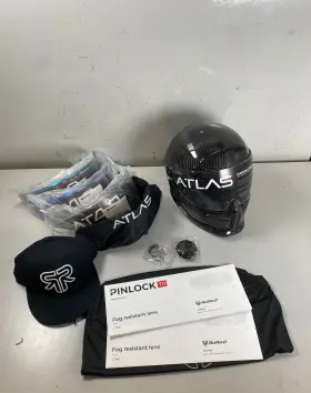At4-liq-w-s Ruroc Atlas 4.0 Liquid Carbon Full Face Helmet Size Xs 54-55cm