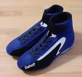 1150408 Sabelt New Suede Racing Shoes Pro Driver Fia Approved - Made In Italy Euro 37