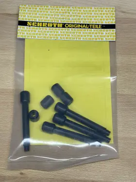 00092 Schroth New Racing Pin Harness Adjusting Grips Black Set Of 4 Made In Germany