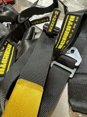 4829 Schroth 6-point Fia Porsche 996 997 2x2 Profi Harness Track Racing Black