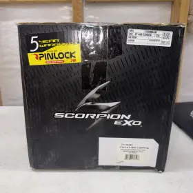 Exo-st1400 Scorpion 75-13042x Carbon Full Face Helmet Antrim Hi - Vis 2x