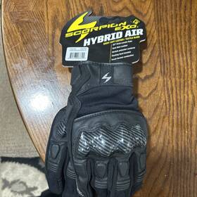 Scorpion Exo G40-035 Hybrid Air Gloves Black Lg G40-135