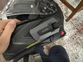 P858123 Shoei Rf 1400 With Cardo Edge Packtalk Size Medium
