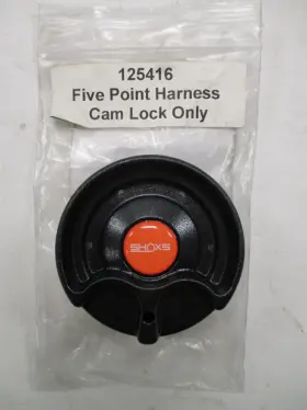 125416 Shoxs Five Point Seatbelt Harness Cam Lock Only Black And Red Marine Boat