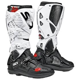Sidi Sid-c3s-bkwh-44 Crossfire 3 Srs Off Road/ Dirt Bike Boots Size 10 White And Black