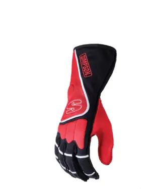 Simpson 090127402474 Racing Dgxr Dna Gloves Adult Xl Red/black Pair