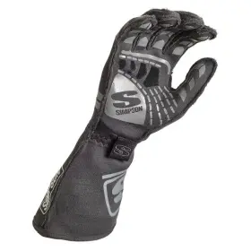 Simpson 090127405123 Racing Eglg Endurance Gloves Sfi 3.3/5 Adult Large Gray Pair