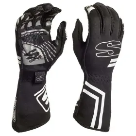 Simpson 090127406342 Racing Essk Esse Gloves Adult Small Black Pair