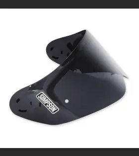 Simpson 090127408896 Motorcycle Helmet Replacement Shield Dark Smoke For Ghost And Speed Bandit