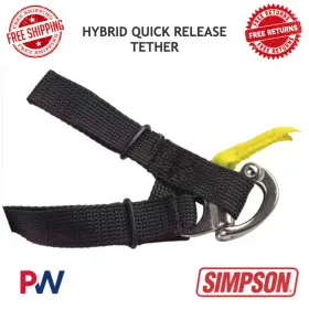 Simpson 090127415672 Racing Hybrid Quick Release Tether #hyqr