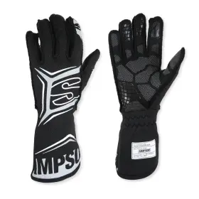 Simpson 090127439364 Racing Mglk Magnata Gloves Black/grey Large - Pair