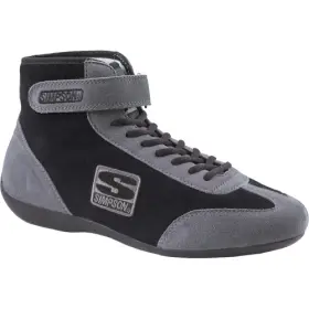Simpson 090127441886 Racing Mt130bk Mid Top Shoes Size 13 Black