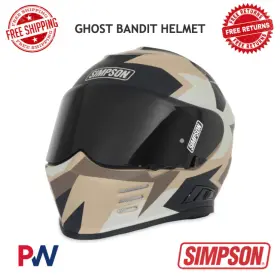Simpson 090127470855 Racing Ghost Bandit Helmet Panzer - Small Limited Edition #gbdspan