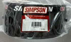1011-17 Simpson Shark Vudo Racing Helmet Smoke Shield New