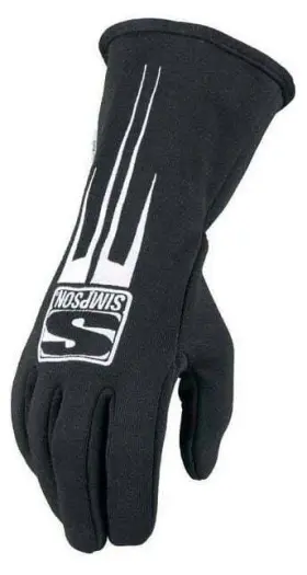 20800sk Simpson Racing Predator Series Gloves Small Black Pair